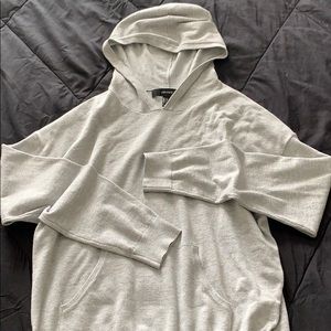 Heather Cropped Hoodie